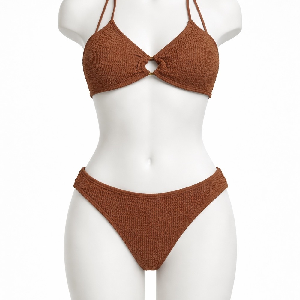 NWT Bikini with skirt cover up. Padded top. Size small. Hygenic liner. - Picture 2 of 6
